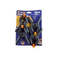 Клещи с усиленным пружинным зажимом 4шт.,зажим 40 мм,"MAXIMUM" MX 17931